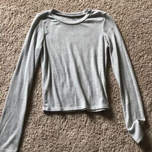 Long sleeve soft cotton T-shirt